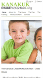 Mobile Screenshot of kanakukchildprotection.org